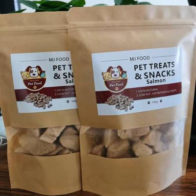 China Sustainable LOW MOQ OEM private label freeze dried dog food pet treats DDP shipping for sale