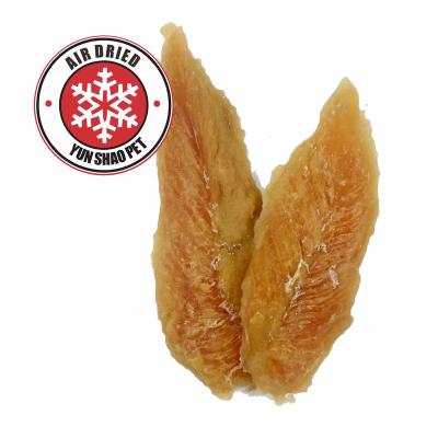 China Sustainable LOW MOQ OEM private label Air dried Chicken breast dog treat for sale