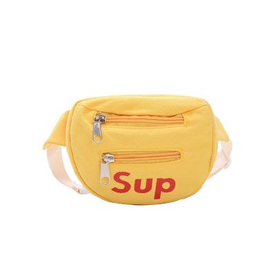 China Cute Pussy Pack Alphabet Embroidered Child Mini Waist Bag for sale