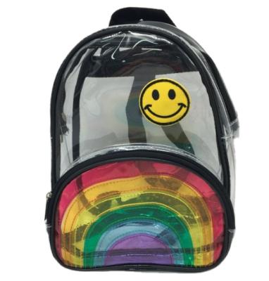 China Free Sample Anti Theft Custom Design Smile Face Children Kids Bag School Backpack for sale