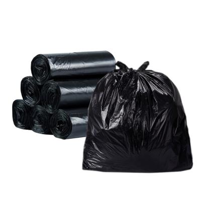 China Wholesale Plastic Garbage Liners Garbage Bag Liners Recyclable Plastic Black Bolsas de Basura Garbage Bag Liners for sale