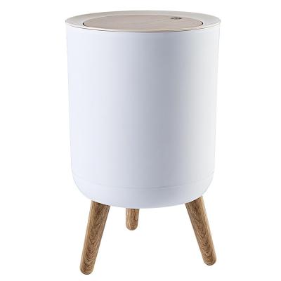 China Sustainable 7L Household Trash Can Garbage Bin With Lid Laundry Bedroom for sale