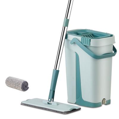 China Durable Industrial High Quality Magic Flat Floor Bucket Floor Bucket Mop Cleaning Set for sale