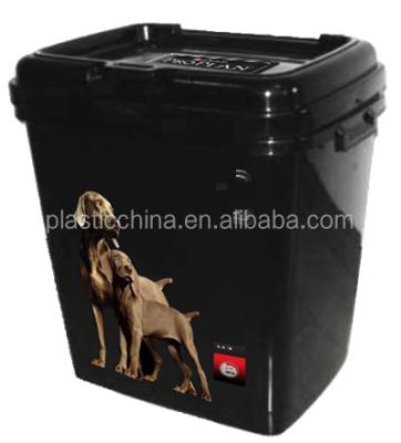 China Freshness Preservation Dog Food Storage Container15KG 40liter H513 Dog Pet Food Container Airtight Storage for sale