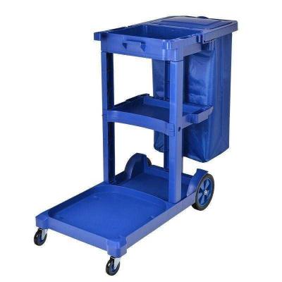 China Outdoor Reaidential Cleaning Porter Carts, Cleaning Cart, Hotel Housekeeping Hospital Parking Cart Carrito Carros De Limpieza for sale