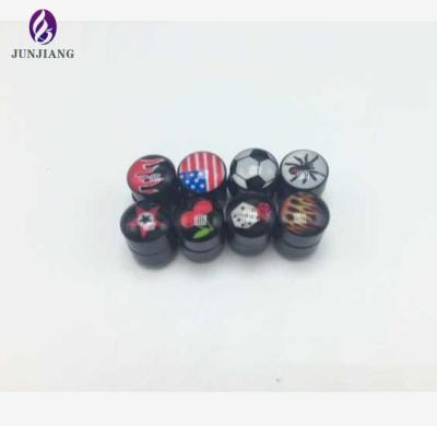 China Newest Fashion Black Magnetic Custom Color Picture Earrings Men's Magnetic Stud Earrings for sale