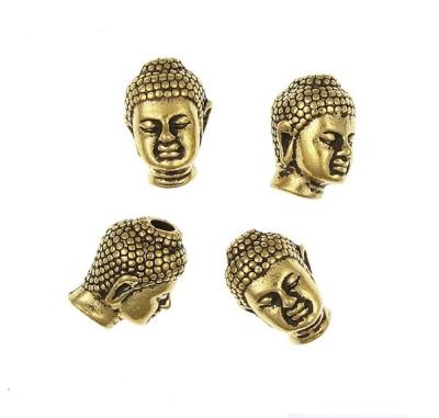 China Metal Buddha bead china bead manufacturers fashion metal gold buddha antique prayer bead for sale