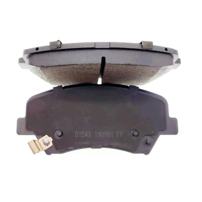 China Chinese Ceramic Auto Front Car Ceramic Brake Pads Wholesale Best D1543 58101-3XA00 For Hyundai Elantra KIA Forte for sale