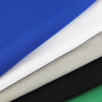 China Cheap Price Hot Sale 100% Polyester Breathable Sweat Tear-Resistant Wicking DTY Bird's Eye Mesh Knitted Fabric For Sportswear Clothes for sale