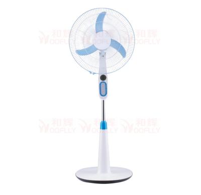 China Hotel 18 Inch Touch Screen 3 Blades Remote Control Stand Up Fan for sale