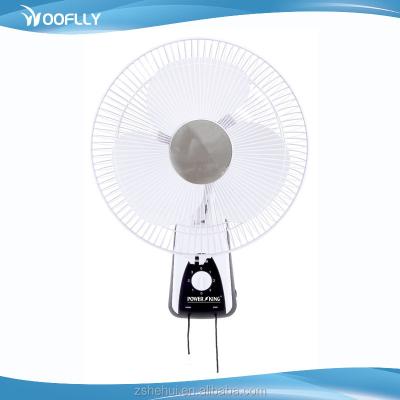 China 16 Inch Plastic Colorful Wall Mounted Oscillating Fan for sale