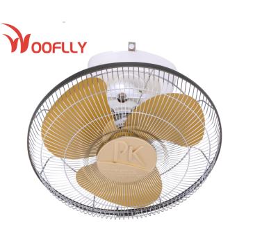 China Hotel 16 Inch Air Cooling Iron Blades Orbit Electric Fan for sale