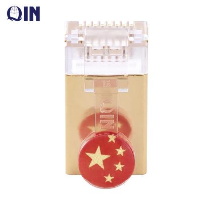 China Cat6A Cat6 Cat7 RJ45 Connector Shielded Connector Customized Wiring Socket for sale