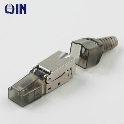 China Use with the A.W.G. Solid Cable Round Toolless Modular Plug, 23 - 26 Connector & Stranded Cat7 A.W.G. RJ45 Modular Computer Internet LAN Cable RJ45 Toolless STP Cat.6A Cable 24 - 26 for sale