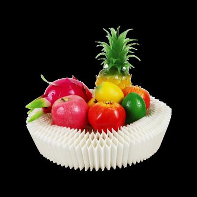 China Biodegradable Egradable Honeycomb Ambient Paper Soft Fruit Basket for sale