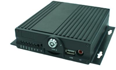 China GPS-Gegevens 4 Kanaalmdvr Voertuig Mobiele DVR met Industriële Ingebedde Microcontrollers Te koop