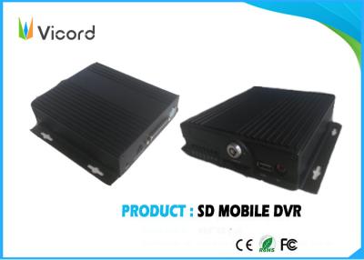 China hohe Auflösung 4 CH des Anti-e-hoh Temperatur-bewegliche Auto-DVR VGA zu verkaufen