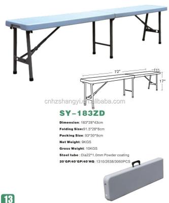 China Cheap Plastic Long Waiting Chair / Outdoor Table Folding Party (SY-183ZD) for sale