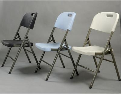 China Garden Chair Plastic Folding Chairs With Metal Leg (SY-52Y) for sale