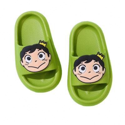 China Deodorization 2022 new children's summer shoes, cute children's cartoon character slippers, baby Eva slippers for sale