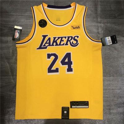 China Good Quality 2022 Breathable Laker s Kobe Byrant Basketball Jersey #24 Custom Names James #6 Anthony #7 Westbrook#0 Uniforms And Logo for sale