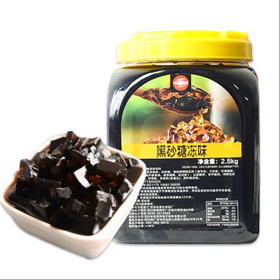 China Wholesale 2.5kg Pure Natural Black Sugar Jelly Pudding Brewing Tea Ingredients for sale