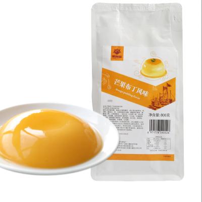 China 800g Natural Black Pirate Mango Pudding Dessert Bubble Tea Ingredients for sale