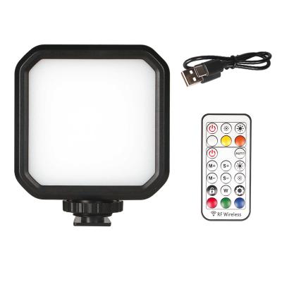 China Mini On Phone Portable Led Camera Lights For Photography Mini Led Video Lamp Chargeable 2500K 6000K for sale