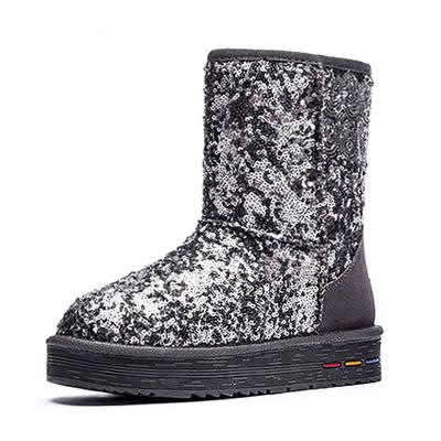 China Custom Factory Wholesale New Product Deodorization Winter Bling Snow Boots For Women for sale