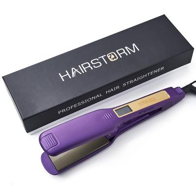 China Home Professional Hot Hair Straightener Comb Gold Iron Hair Straightener Flat Comb for sale