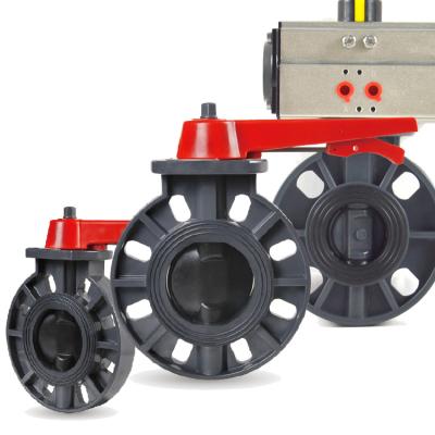 China General Pvc Dn500 Pneumatic Automatic Butterfly Valve With Factory Prices for sale