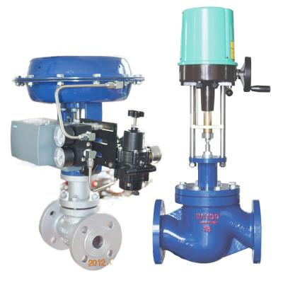 China General factory made cage vapor globe electric control valve with pneumatic actuator and smart positioner for sale