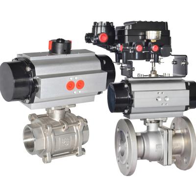 China General Inch 2 Way Pneumatic Control Stainless Steel Ball Valve Factory Direct Supply Manufacturer For NET/OA/AMS 30 Days for sale