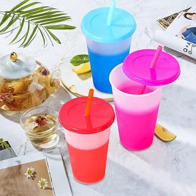 China Viable Custom Color Changing Cups Color Changing Stage Mugs With Lid for sale