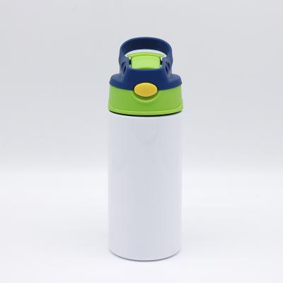 China Sustainable 12oz Sublimation Flask Kids Tumbler Stainless Steel Vacuum Mug For Kids for sale