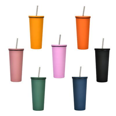 China Manufacturer Wholesale Double Walled PORTABLE Vacuum Insulated Modern Stainless Steel Curve Tumbler Cups for sale