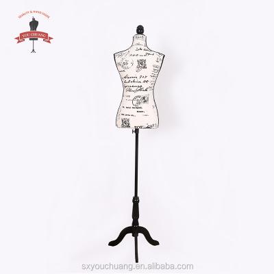 China Cheapest Female Half Body Dressmaker Form Adjustable Mannequin Normal Mannequin Torso for sale