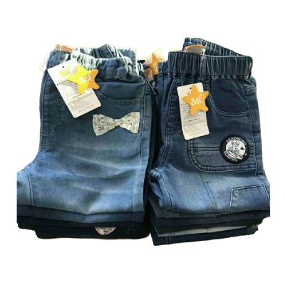 China Chinese casual wear inventory high quality jeans brand children's jeans inventory for sale