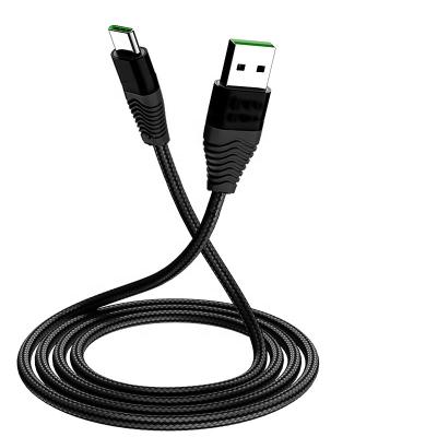 China Mobile Phone and Devices with Type-C Nylon Braided Widely USB-C Compatible Type-C 5A Fast Charger USB Cable for Samsung Oneplus Google for sale