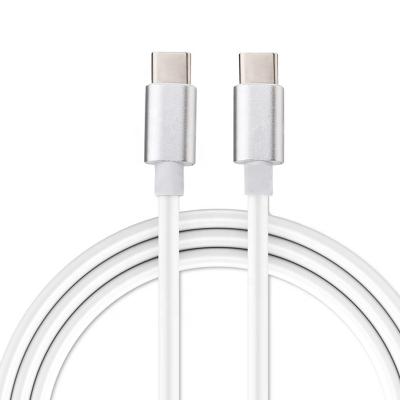 China Mobile Phone Premium 1M 3.3FT 60W 3A Fast Charging Palladium USB Type C to USB Type C Cable for iPad Phone Tablet for sale