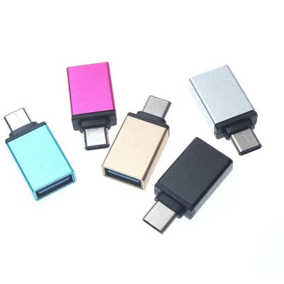 China Wholesale Mobile Phone USB 3.1 Type C Male To USB 3.0 A Female OTG Adapter Converter For Phone for sale