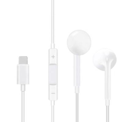 China High Fidelity Sound With Mega Bass Premium Auto Stereo In-Ear Wired Lightnings Headset Earphone For iPhone 7 Earbuds 8 x 11 With MIC for sale