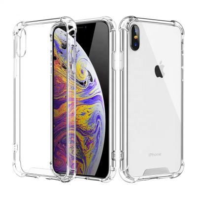 China 1.5mm Thickness Best Hot Wholesale Shockproof 1.5mm Clear TPU Mobile Phone Case For iPhone X XR XS Max Case for sale