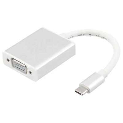 China COMPUTER OEM High Definition 1080P USB Type 3.1 USB C to VGA Converter Adapter for Macbook/Chromebook for sale