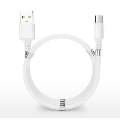 China MP3 / MP4 Player USB To Type C Self Winding Easy Winding Magnetic Cable for sale