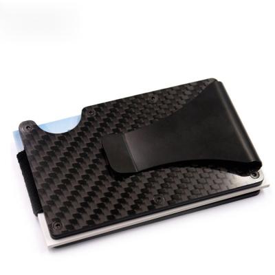 China Fashion Anti Theft RFID Blocking Metal Credit Card Holder Men's Money Clip for sale