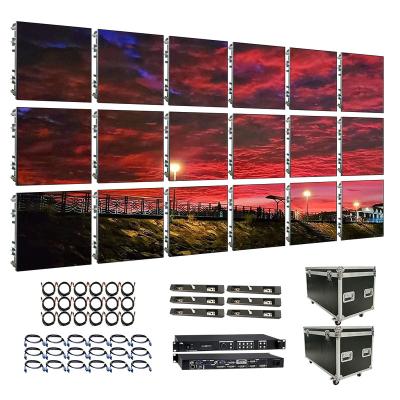 China Indoor Cabinet P2.97 P3.91 P4.81 SMD Full Color Rental Flexible LED Display 500X500 Panels Screen Indoor Outdoor Price for sale