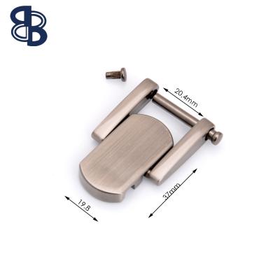 China Handbag Metal Hardware Accessories for Handbag Sides Leather Handle for sale