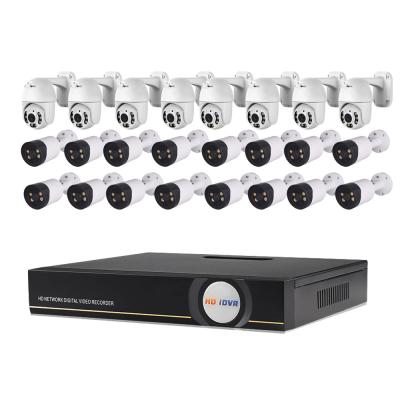 China PAN-TILT 5MP 24ch POE Surveillance Set Video Nvr Kit Cctv Recording Outdoor H265 IP Camera System for sale