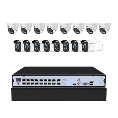 China KORANG NIGHT VISION KORANG 5MP System 16ch PoE NVR CCTV Security Turret Imdoor Bullet IP Cameras Outdoor Surveillance Kit for Residential and for sale